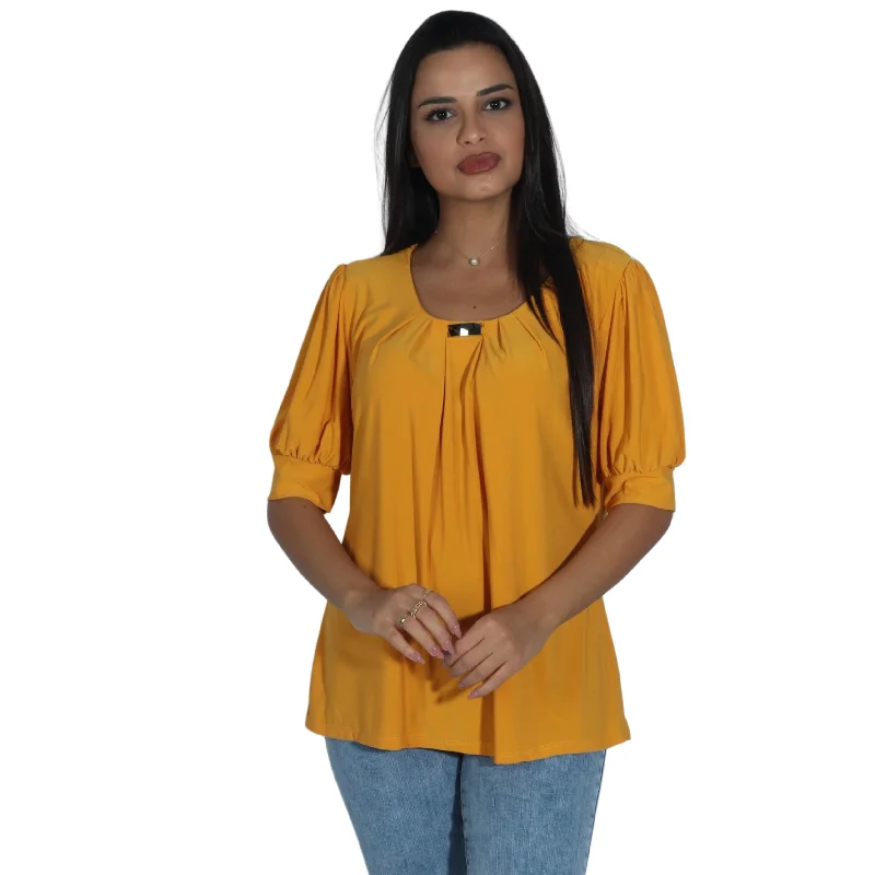 NY COLLECTION - 3/4 Sleeve Blouse