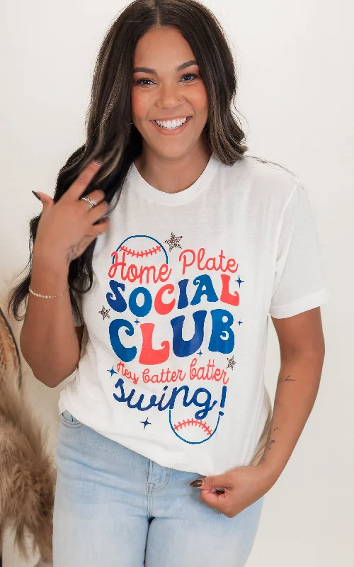 Relaxed Fit T-ShirtsHome Plate Social Club Graphic T-shirt