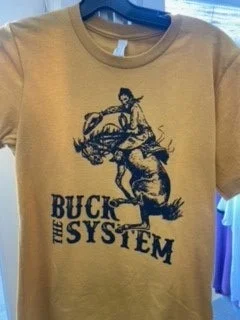 Studded T-Shirts'Buck The System' Unisex T-Shirt