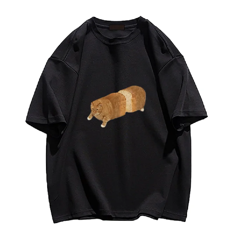 Lounge T-ShirtsBread Slice Cat T-Shirt