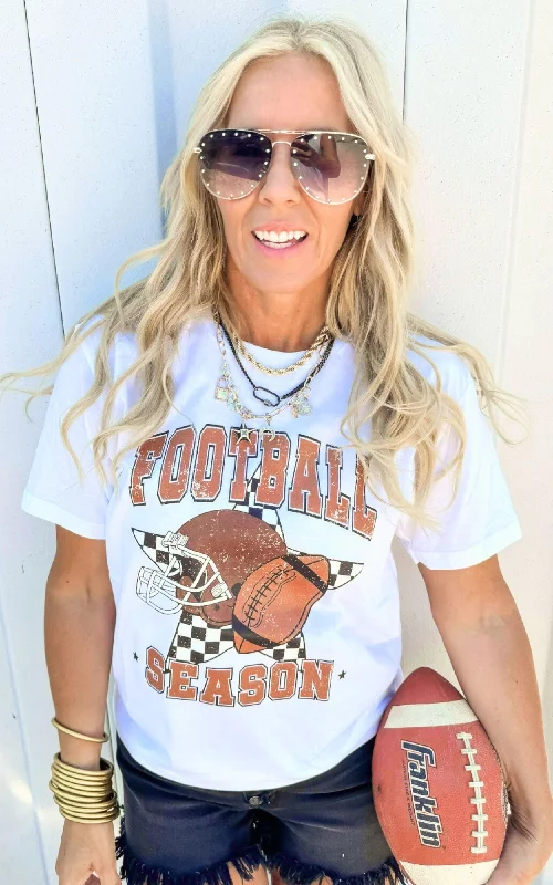 Beaded T-ShirtsFootball Star Graphic T-shirt