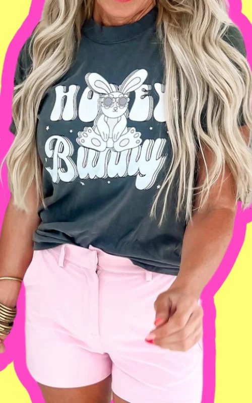 Hemp T-ShirtsHoney Bunny Graphic T-shirt**