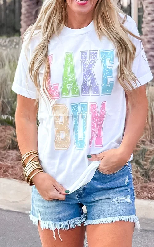 Metallic T-ShirtsRainbow Lake Bum Graphic T-shirt