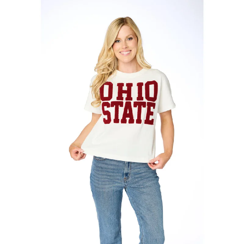 College T-ShirtsWomen's Boxy Chenille T-Shirt