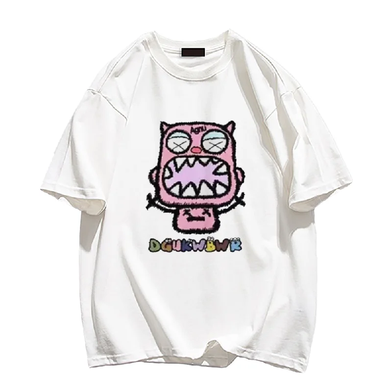 Athletic T-ShirtsFunny Pink Monster T-Shirt