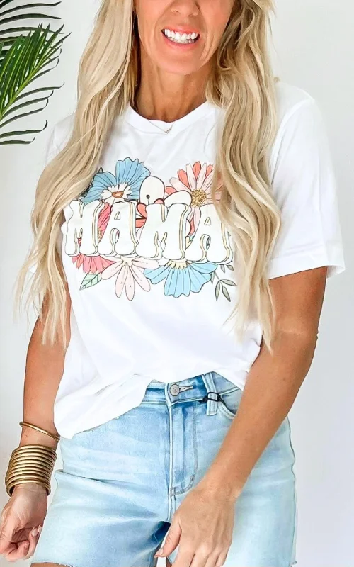 Festival T-ShirtsFlower Mama Graphic T-shirt