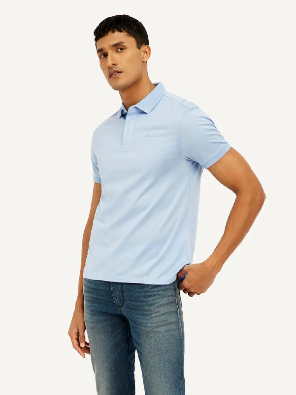 Men's Solid Slim Fit Polo T-shirtAnti-odor polo shirt