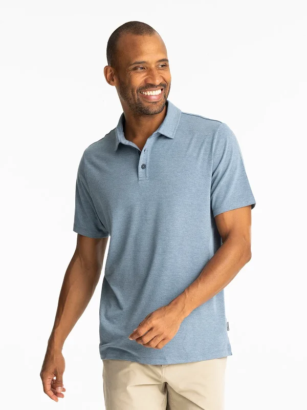 Free Fly Men's Bamboo Flex Polo IICashmere polo shirt