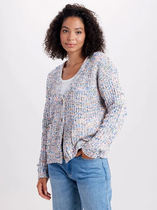 Moisture-wicking cardiganJulianne Confetti Cardigan