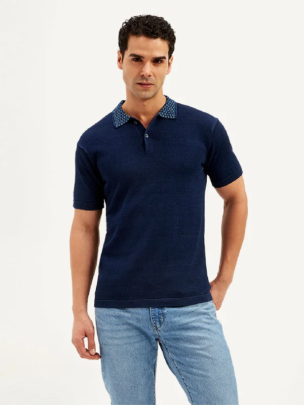 Men's Solid Slim Fit Polo T-ShirtHandmade polo shirt