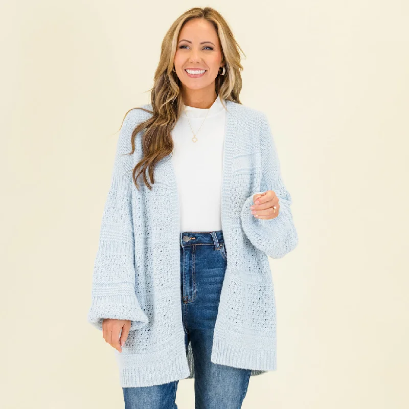 Shawl collar cardiganKeepin' Cozy Cardigan, Blue