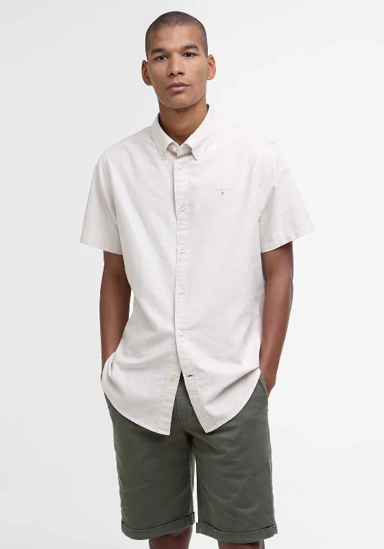 Relaxed Fit Short Sleeve TopsBarbour Men’s Oxtown Short Sleeve Shirt, Oatmeal