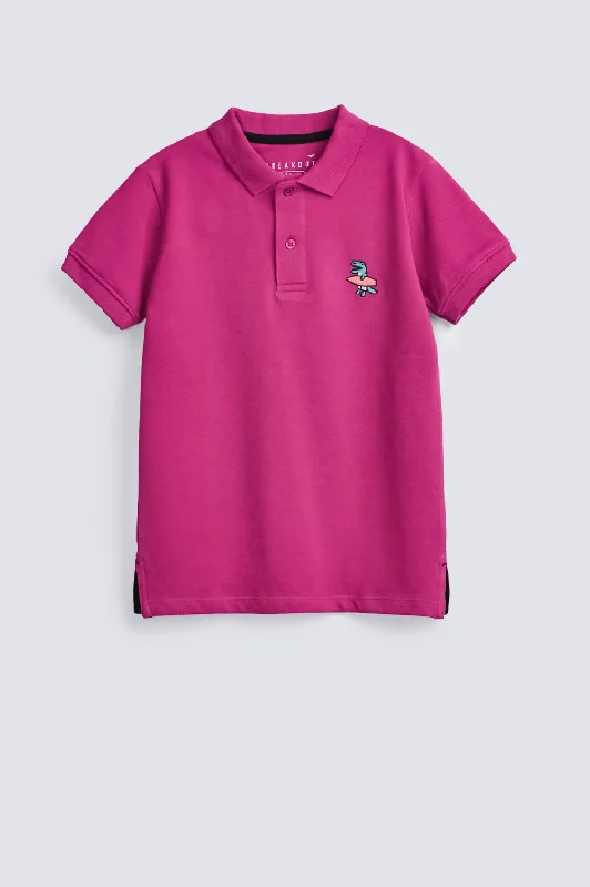 BOYS EMBROIDERED POLOWork polo shirt