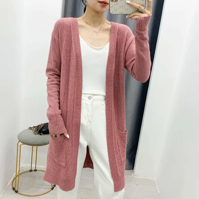 Heated cardiganTrending Women's Long Cardigans - Solid Color Cardigan Coat (TP4)(TB8C)(BCD2)(F20)(F35)