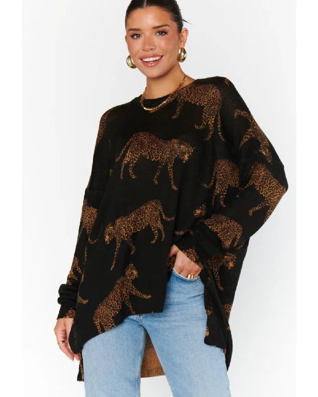 Bonfire Sweater Catwalk KnitRecycled Fabric Knit Tops