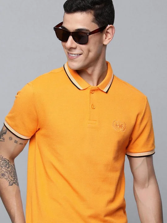 Men's Solid Polo T-shirtTech polo shirt