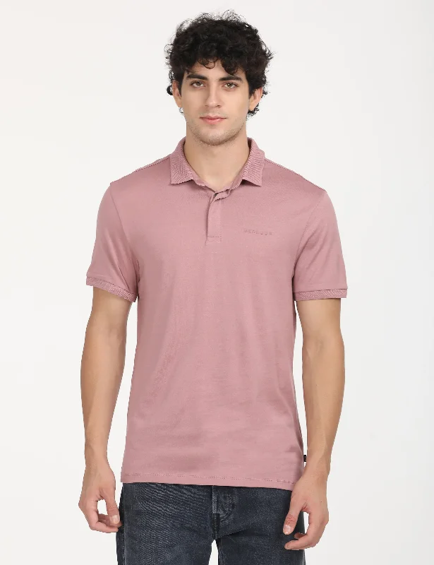 Men's Solid Slim Fit Polo T-ShirtQuick-dry polo shirt