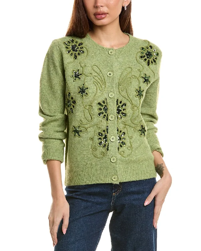 Lightweight cardiganANNA KAY Soline Cashmere-Blend Cardigan