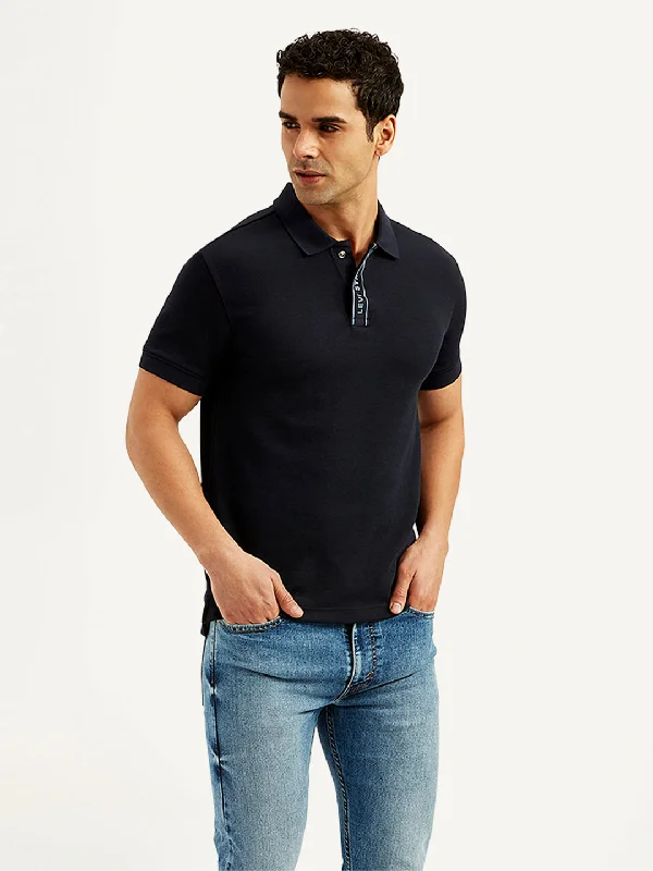 Men's Solid Slim Fit Polo T-ShirtTech polo shirt