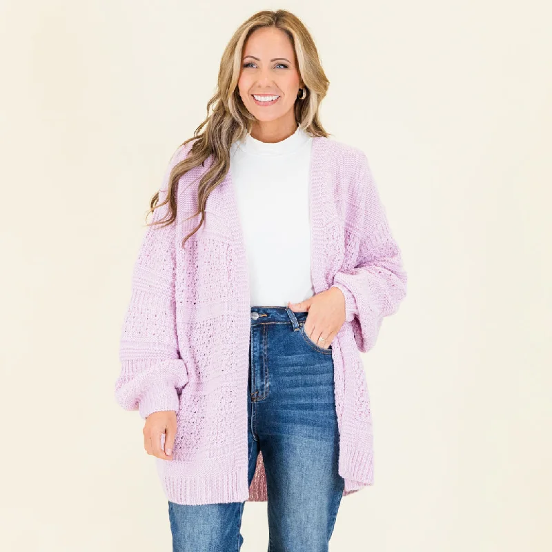 Turtleneck cardiganKeepin' Cozy Cardigan, Lavender