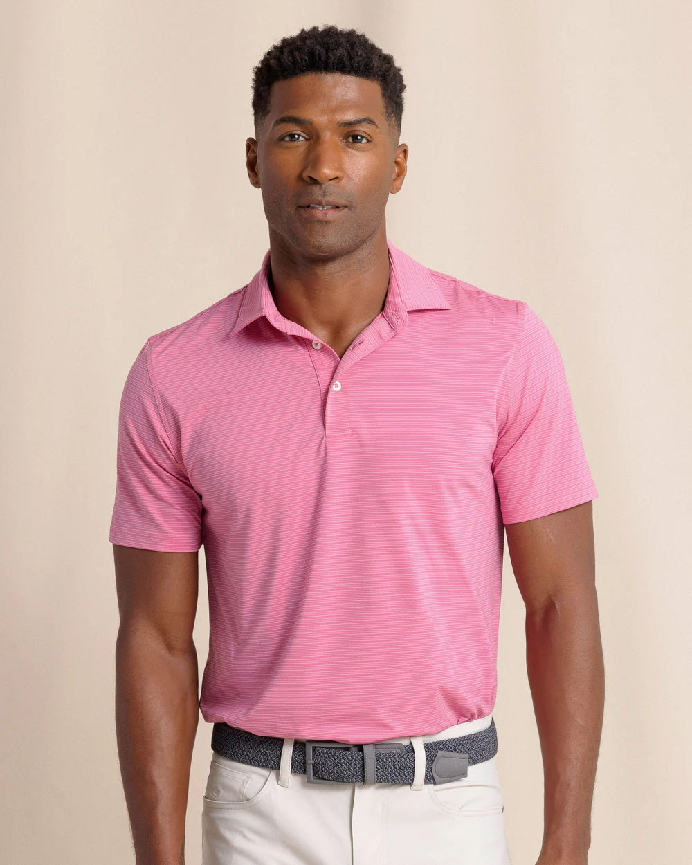 Southern Tide brrr°®-eeze Claxton Stripe PoloPolka dot polo shirt