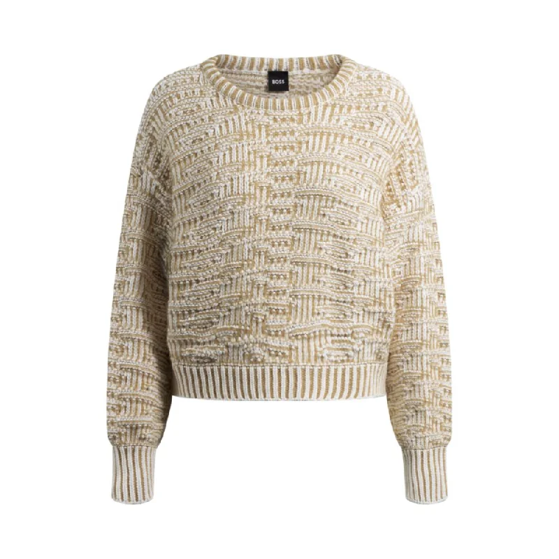 sweater with 3D knitUrban Knit Tops