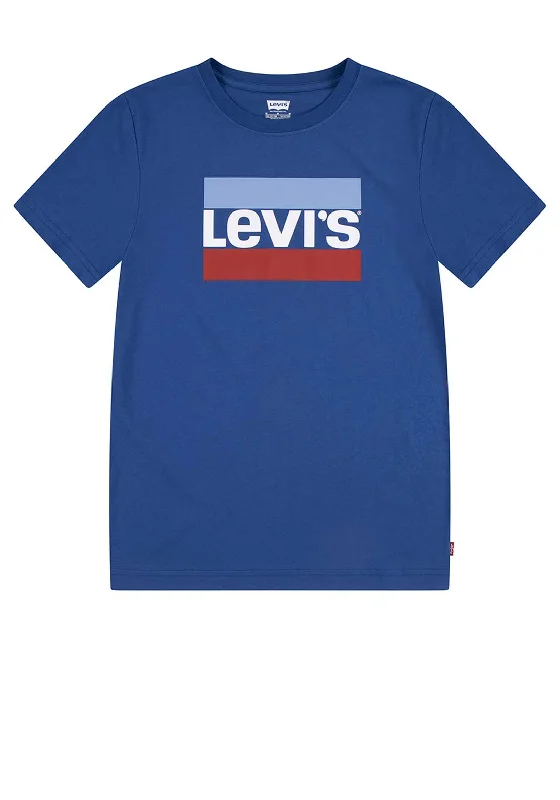 Printed Short Sleeve TopsLevi’s Boys Sportswear Short Sleeve Logo Tee, Blue