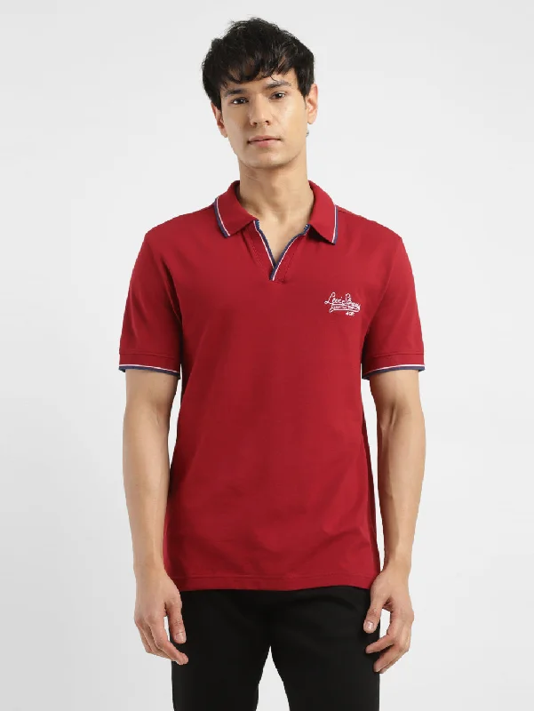 Men's Solid Slim Fit Polo T-shirtClassic polo shirt