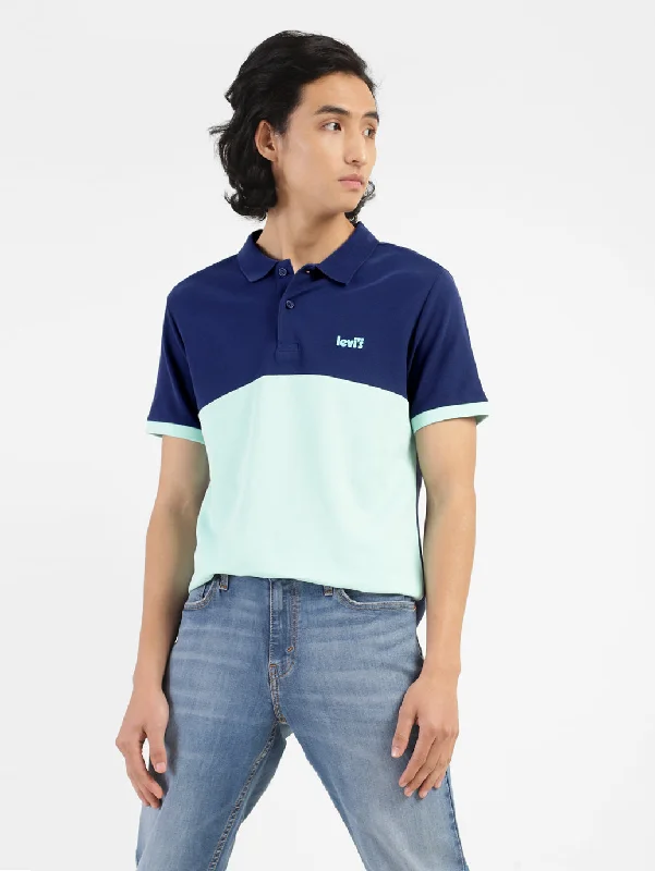 Men's Colorblock Polo T-shirtMen’s polo shirt