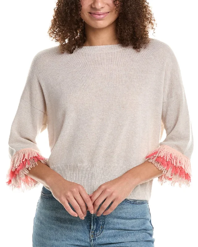 Autumn Cashmere Fringe Cashmere SweaterStreetwear Knit Tops