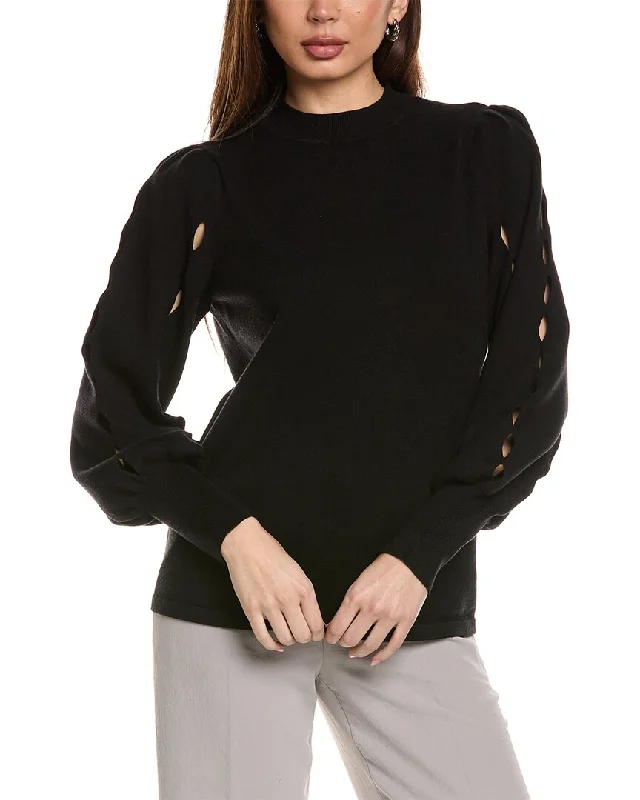 Joseph Ribkoff Balloon Sleeve SweaterAthletic Knit Tops