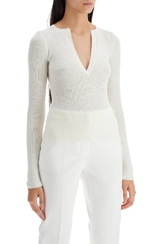 Max Mara 'Silk And Cashmere 'ScreamBamboo Knit Tops