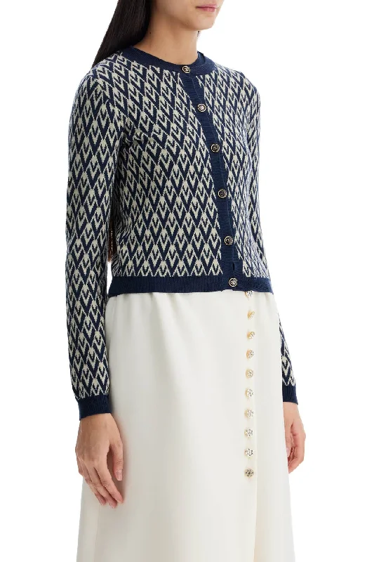 Valentino Garavani Ida

'jacquard Wool Toute LaSilk Knit Tops