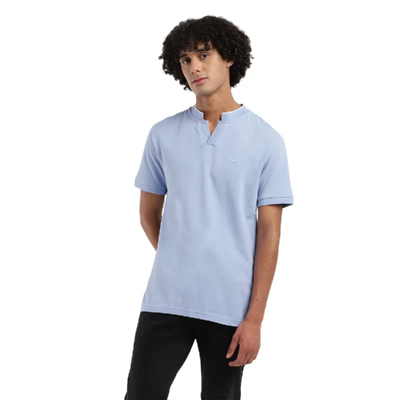 Men's Solid Slim Fit Polo T-ShirtBudget polo shirt