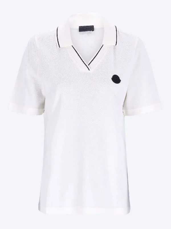 Short poloNeutral polo shirt