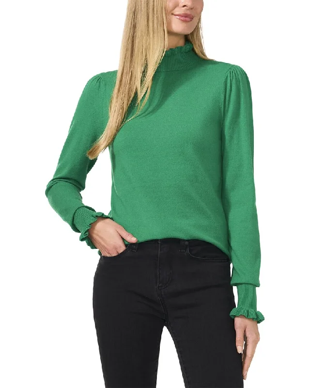 CeCe Mock Neck SweaterCashmere Knit Tops