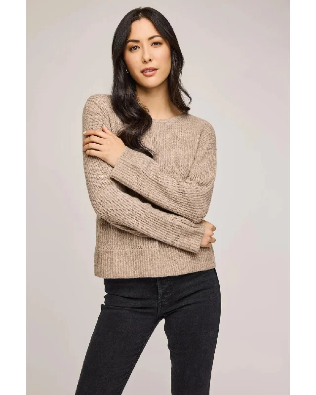 Ambrose Sweater Heather TaupeBamboo Knit Tops