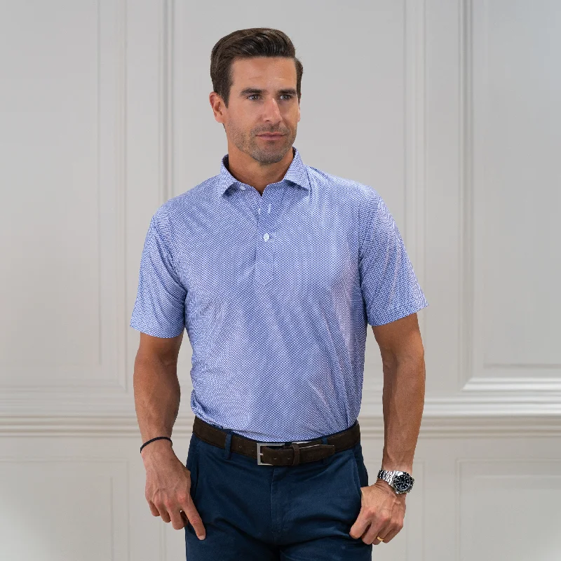 Featherweight Flex Polo Congressional NavySleeveless polo shirt