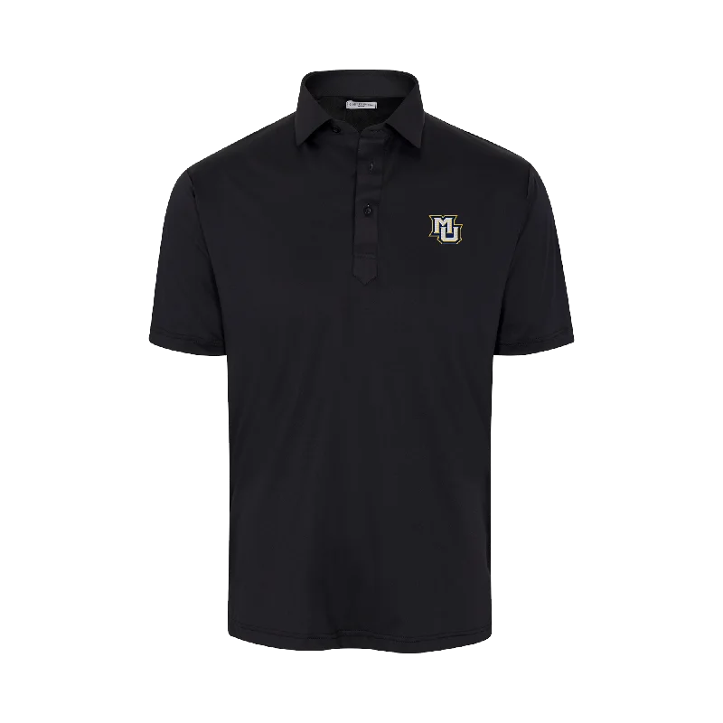 Marquette Featherweight Flex Polo BlackWindproof polo shirt