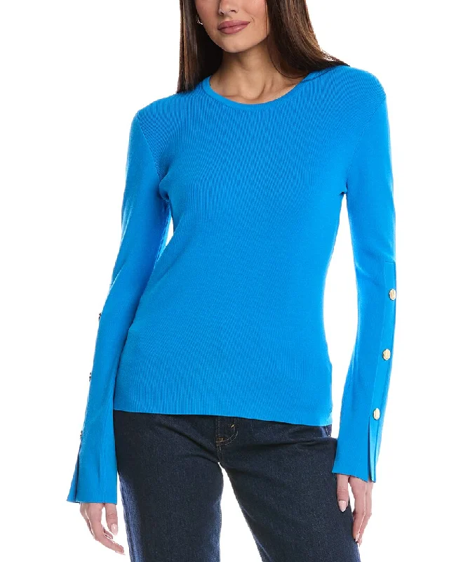 St. John Fine Gauge Knit SweaterPainted Knit Tops