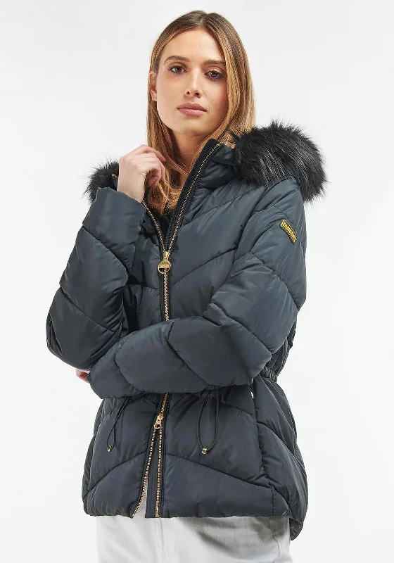 Barbour International Womens Julio Quilted Jacket, BlackQuilted Jackets