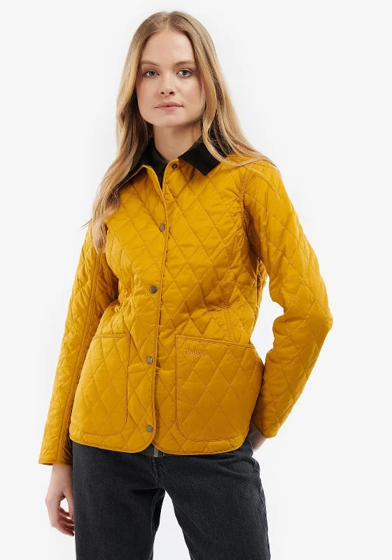 Barbour Womens Annandale Jacket, MustardGlitter Jackets