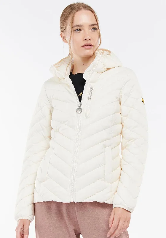 Barbour International Womens Silverstone Quilted Jacket, ChantillyZippered Jackets