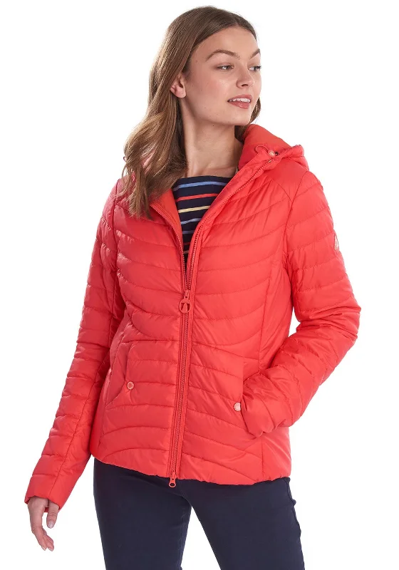 Barbour Womens Ashore Quilted Jacket, CoralRunning Jackets