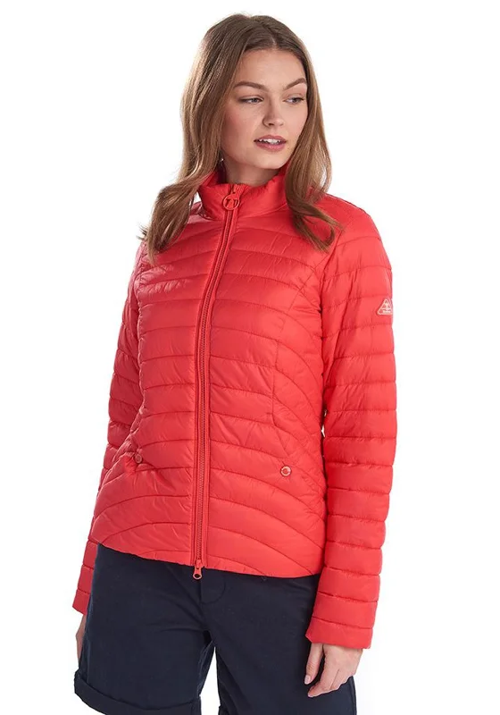 Barbour Womens Shoreward Quilted Jacket, CoralRecycled Fabric Jackets