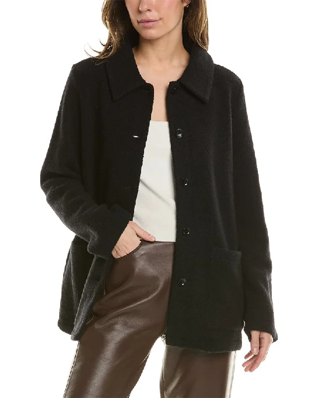 Eileen Fisher Classic Collar JacketFlannel Jackets