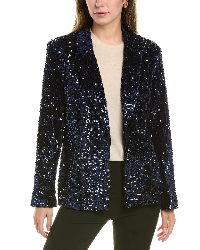 Nanette Nanette Lepore Velvet Sequin JacketGlitter Jackets