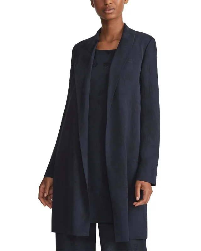 Lafayette 148 New York Shawl Collar JacketCotton Jackets