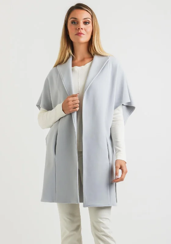 Lizabella Relaxed Fit Felt Jacket, GreyBomber Jackets