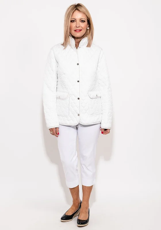 Normann Light Quilted Reversible Jacket, White MultiHigh-Fashion Jackets